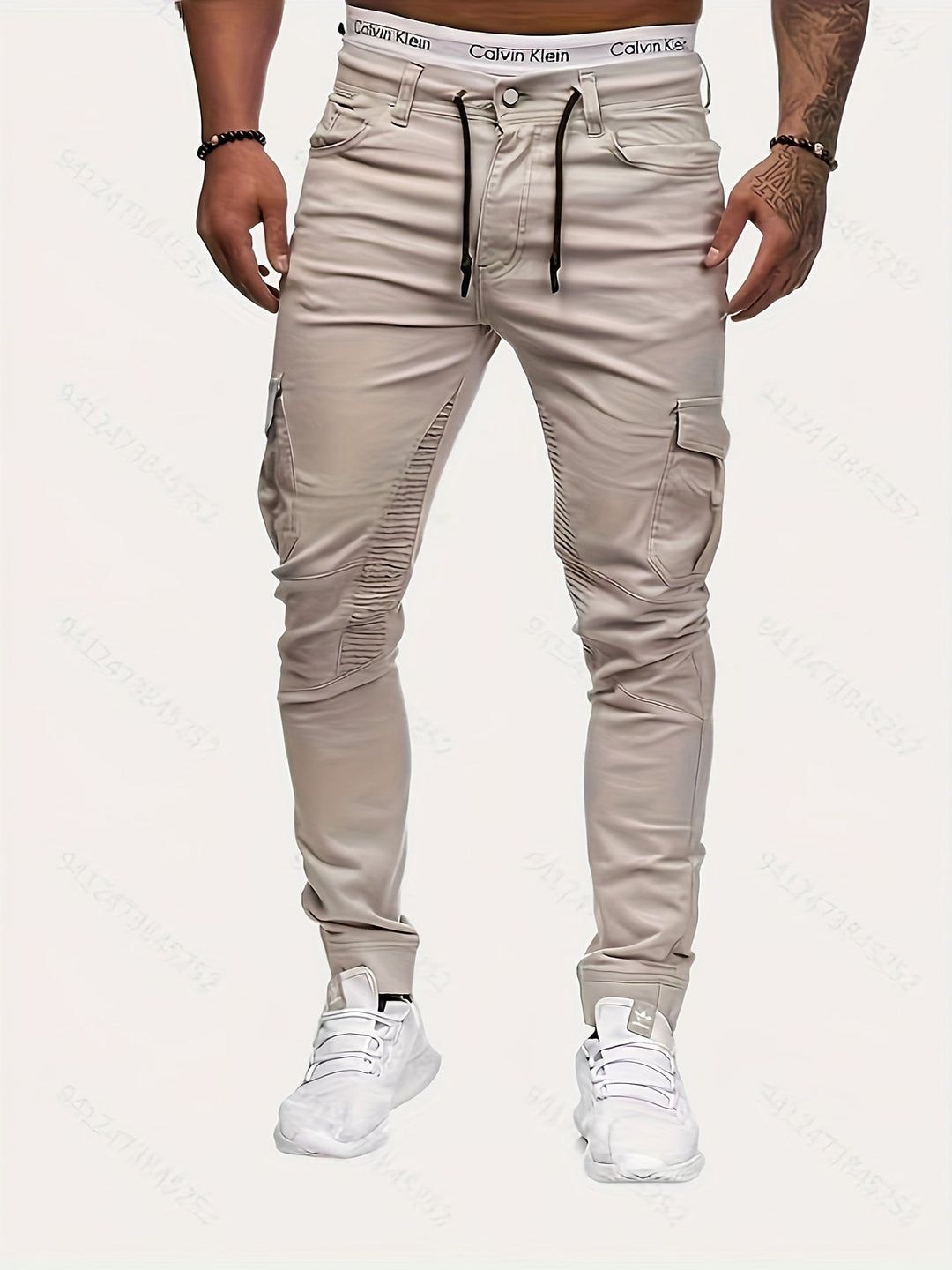 Chic herre-stretchbukser i streetstyle - Daan