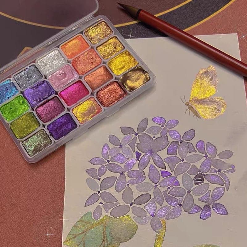 Flerfarvet akvarelmalesæt - ColorCrafter