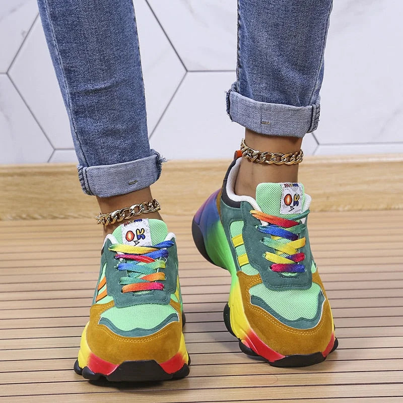 Farverige damesneakers – Solenya