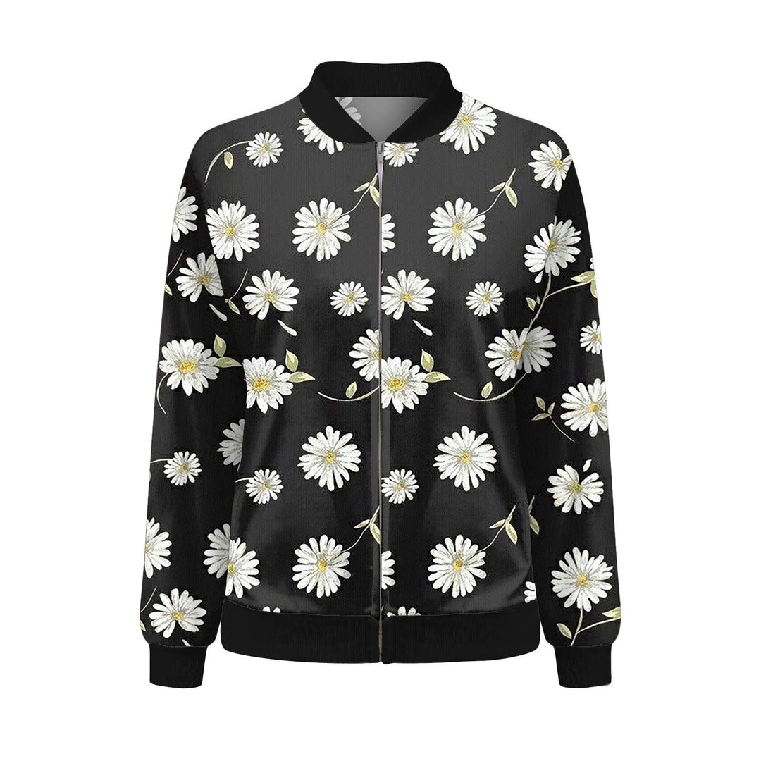 Dame-sommerjakke med fint blomsterprint – Fiora