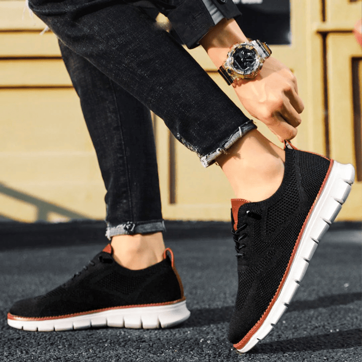 Åndbare og ultrakomfortable herresneakers i et minimalistisk design – Elias