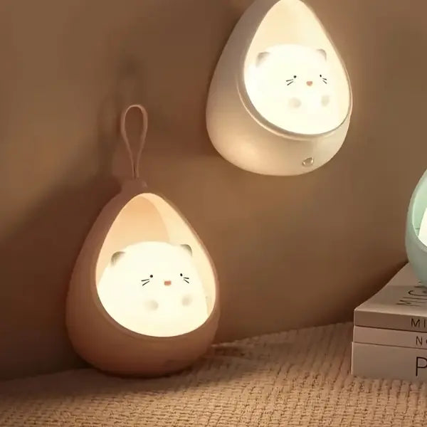 Natlampe med dyr - PurrLight