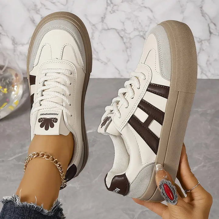 Moderne plateausneakers til damer – Talia