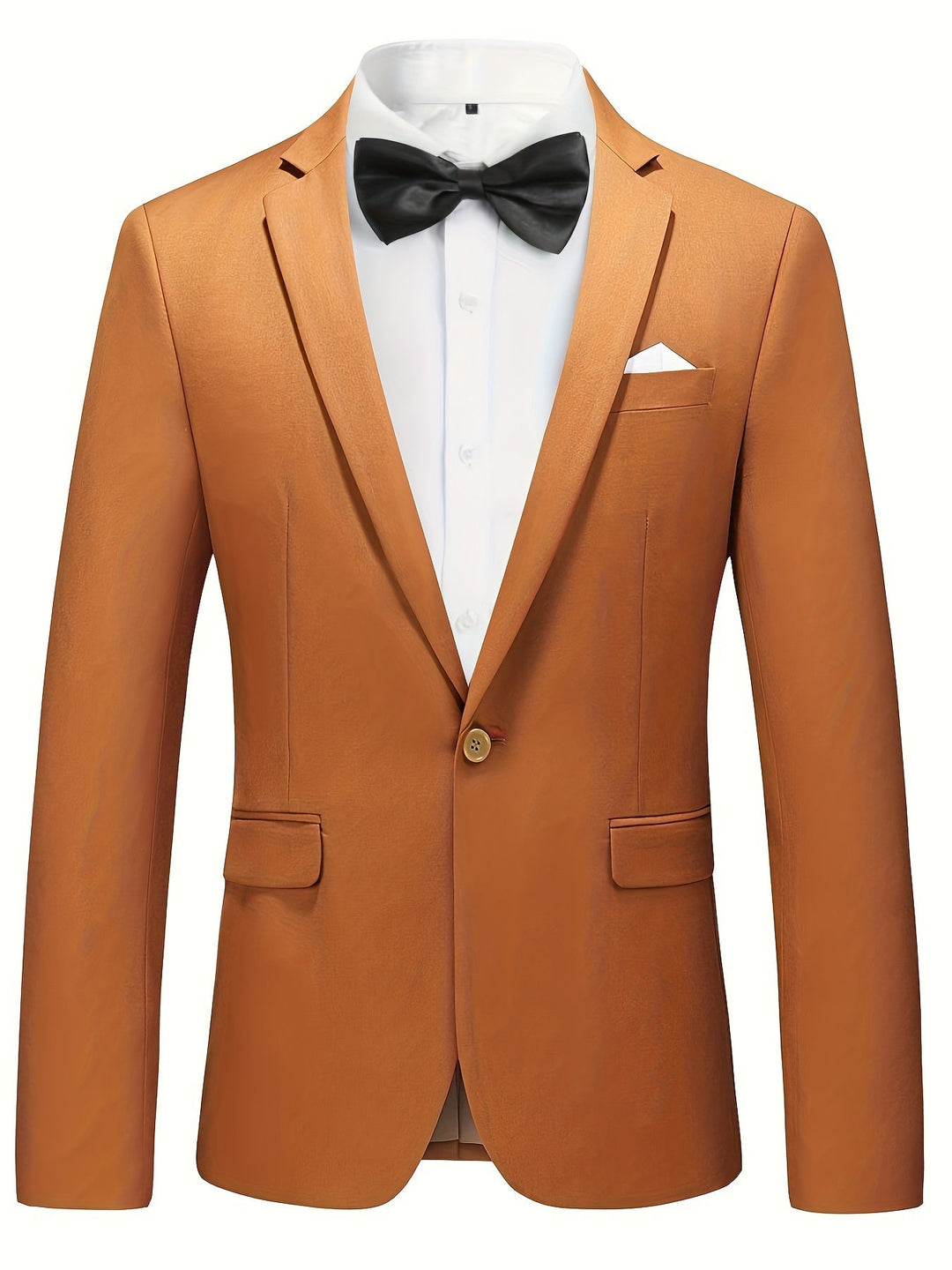 Klassisk ensfarvet herreblazer - Floris