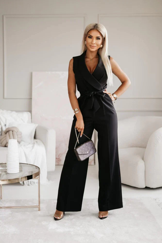 Figurformende & alsidig damejumpsuit med komfortstretch – Linnea