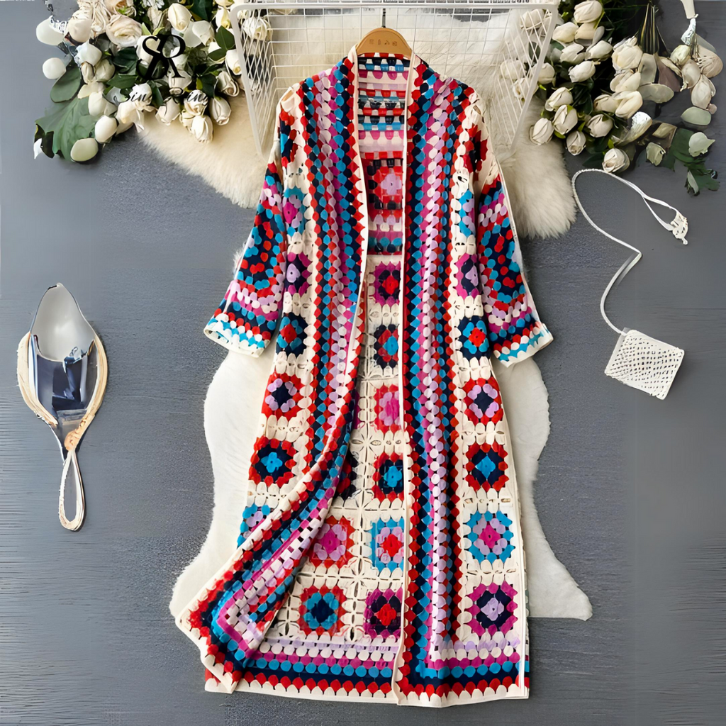 Munter Farverig Vest - Ivy