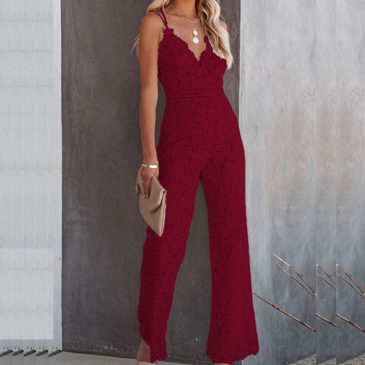 Luftig & moderigtig Ibiza-jumpsuit til damer med høj talje – Amira
