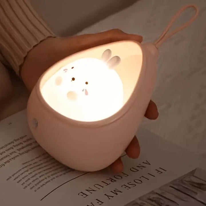 Natlampe med dyr - PurrLight