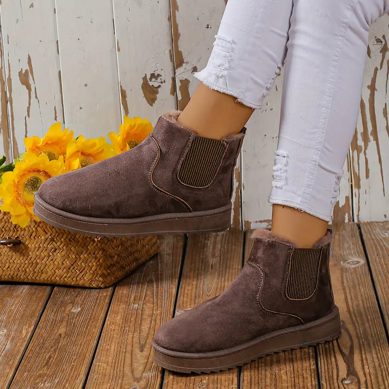 Comfy Termiske Slip-on Vinterstøvler - Sofia