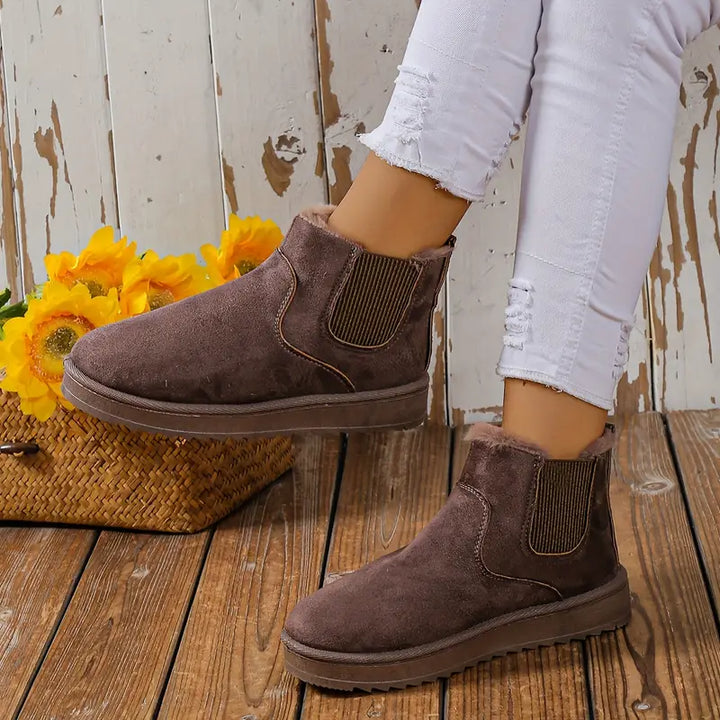 Comfy Termiske Slip-on Vinterstøvler - Sofia