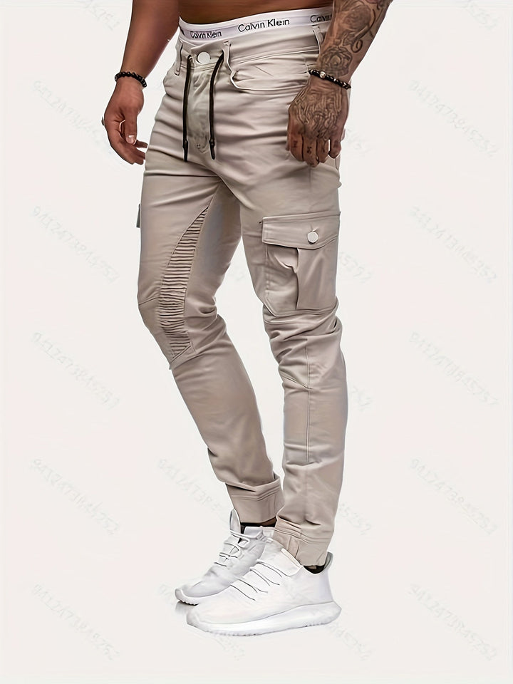 Chic herre-stretchbukser i streetstyle - Daan