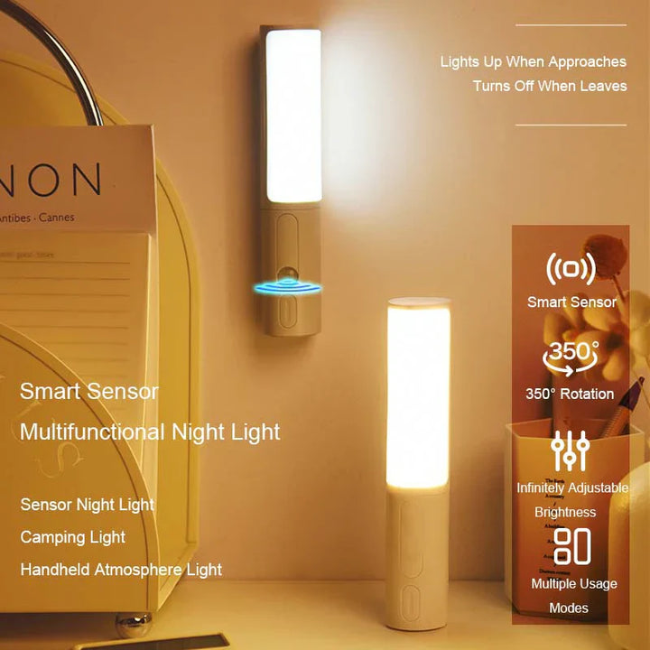 Smart LED-natlampe med bevægelsessensor - Lumos