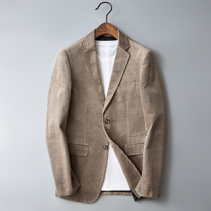 Smart herreblazer i ribfløjl - Vincent