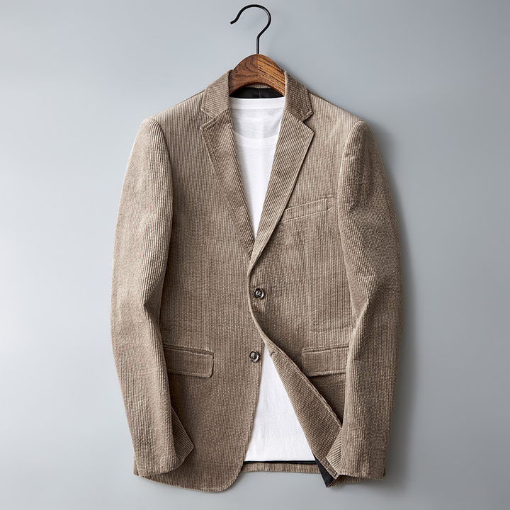 Smart herreblazer i ribfløjl - Vincent