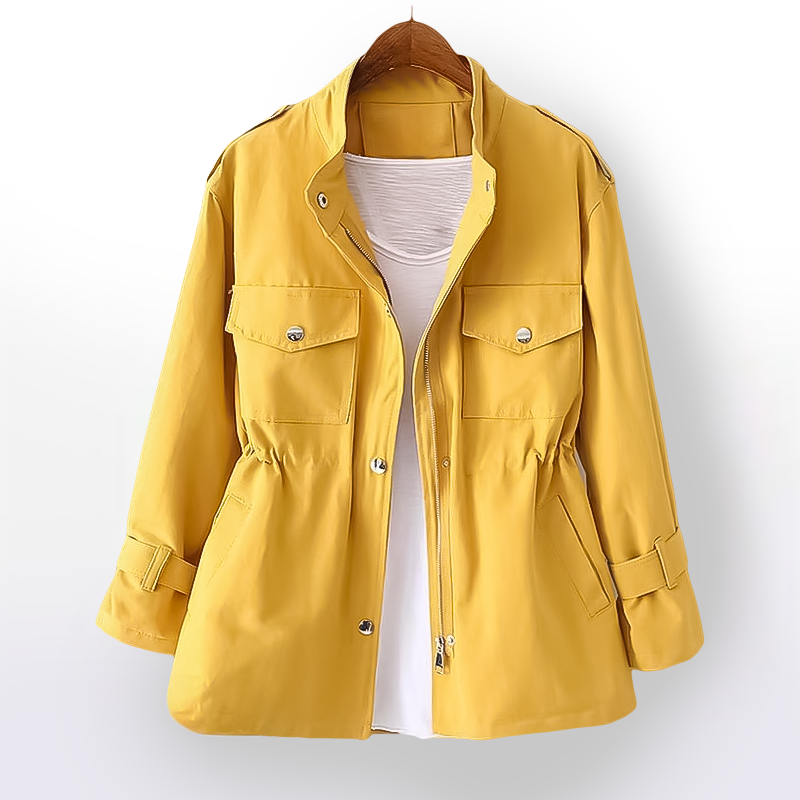 Kort dames trenchcoat – Clarisse
