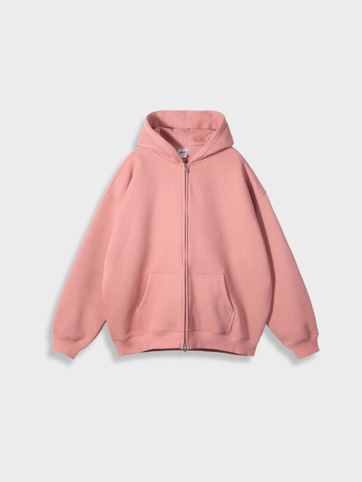 Oversized vest med lynlås - Ava