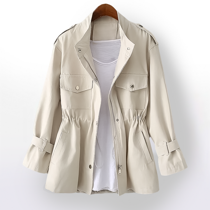 Kort dames trenchcoat – Clarisse