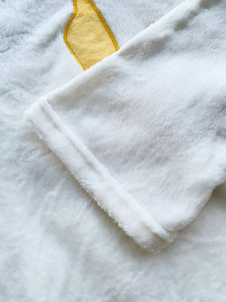 Dame pyjamasæt i fleece med broderi og rund hals til efterår/vinter - Alissa