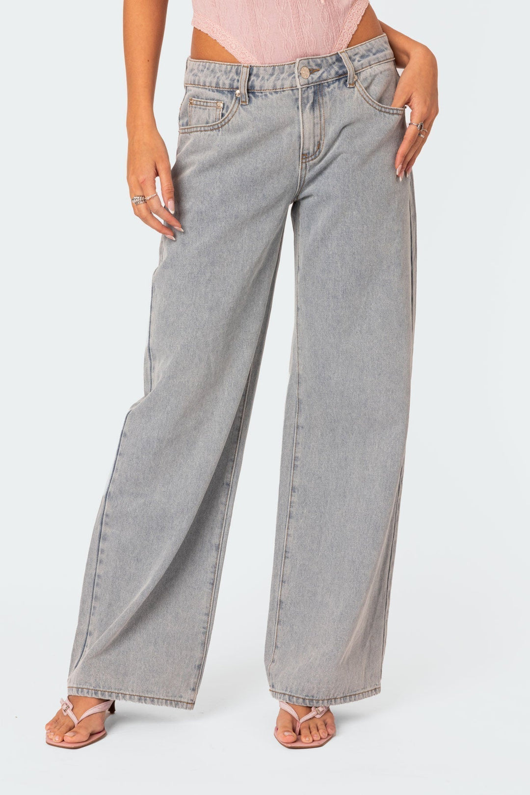 Damejeans med relaxed pasform - Skylar