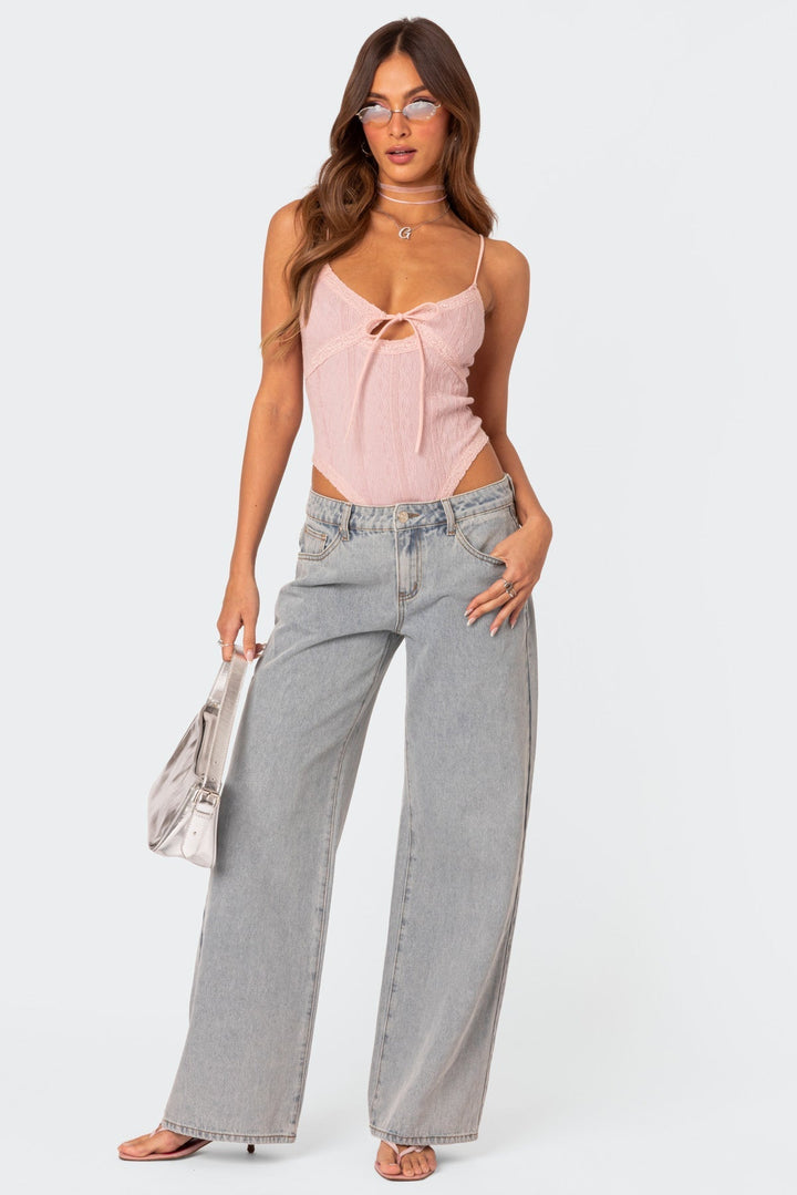 Damejeans med relaxed pasform - Skylar