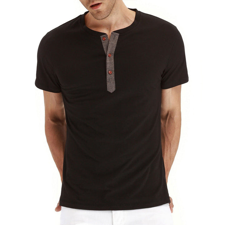 Sommer bomulds herre-T-shirt – Finn
