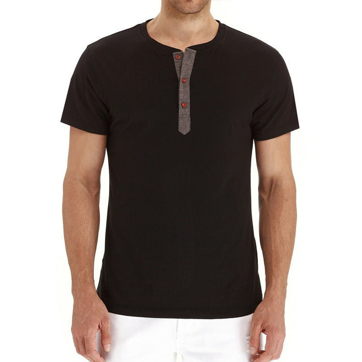 Sommer bomulds herre-T-shirt – Finn