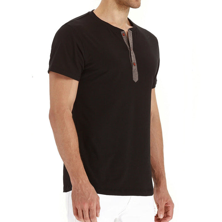 Sommer bomulds herre-T-shirt – Finn