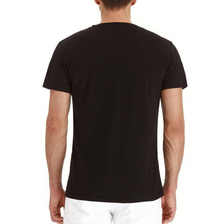 Sommer bomulds herre-T-shirt – Finn