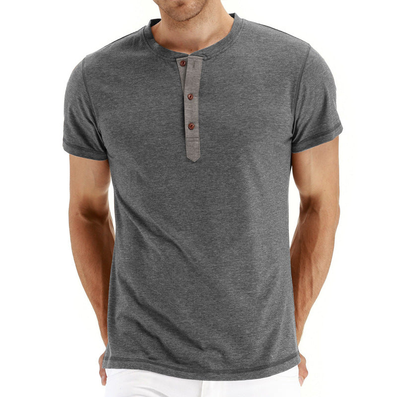 Sommer bomulds herre-T-shirt – Finn