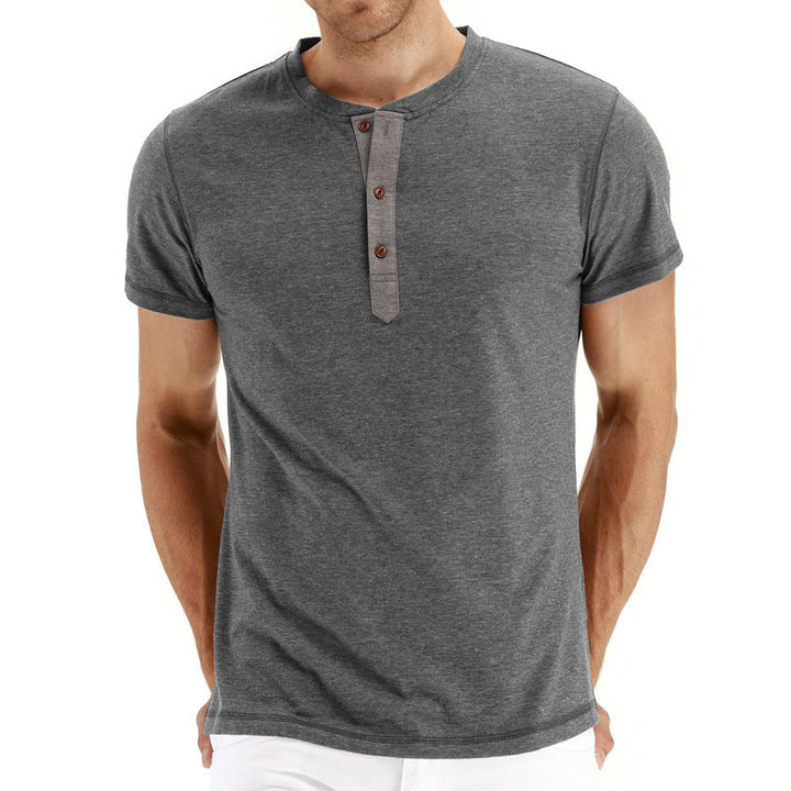 Sommer bomulds herre-T-shirt – Finn