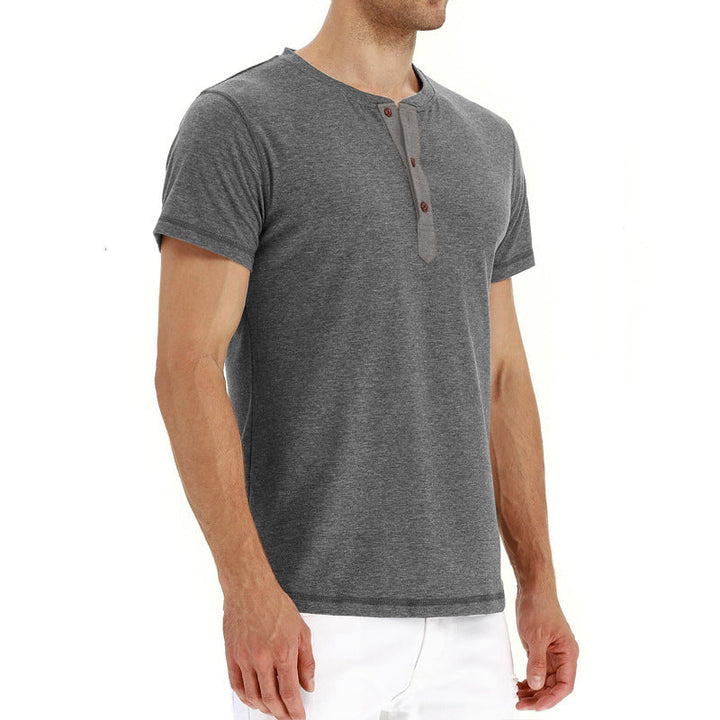 Sommer bomulds herre-T-shirt – Finn