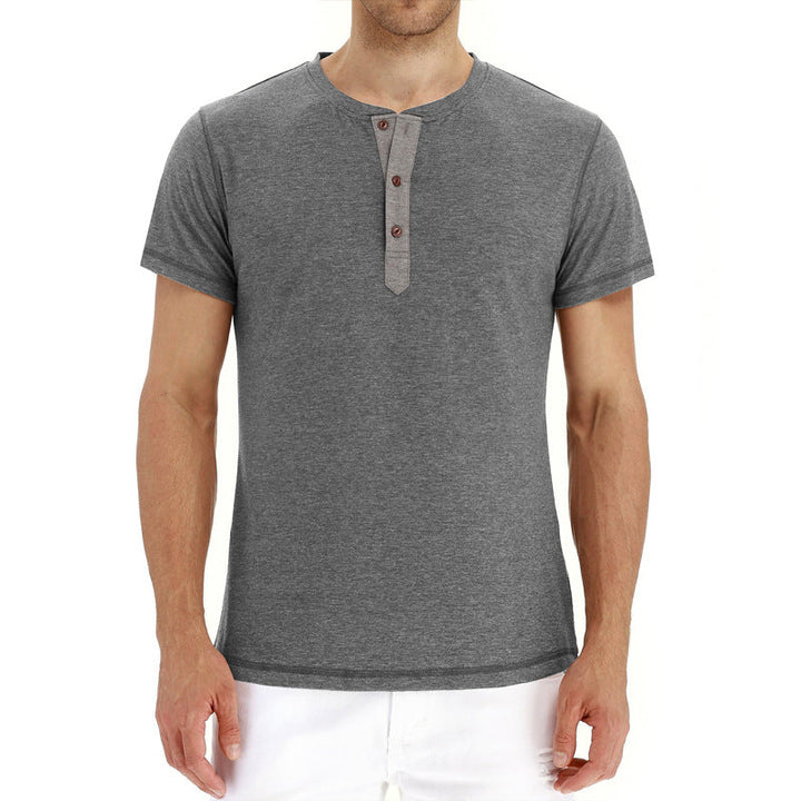 Sommer bomulds herre-T-shirt – Finn