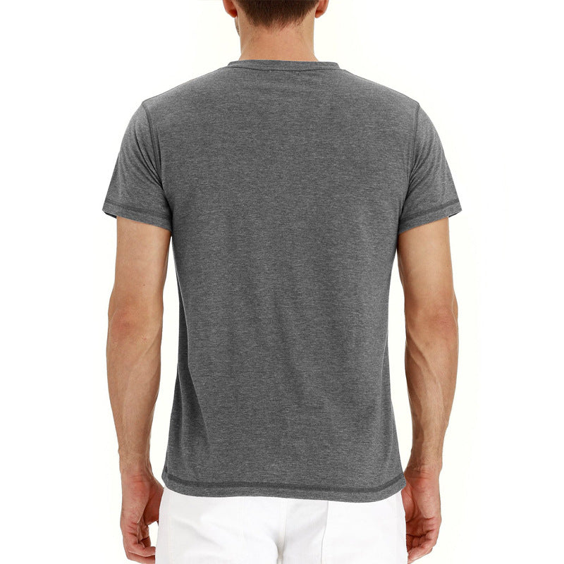 Sommer bomulds herre-T-shirt – Finn