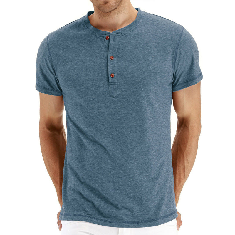 Sommer bomulds herre-T-shirt – Finn