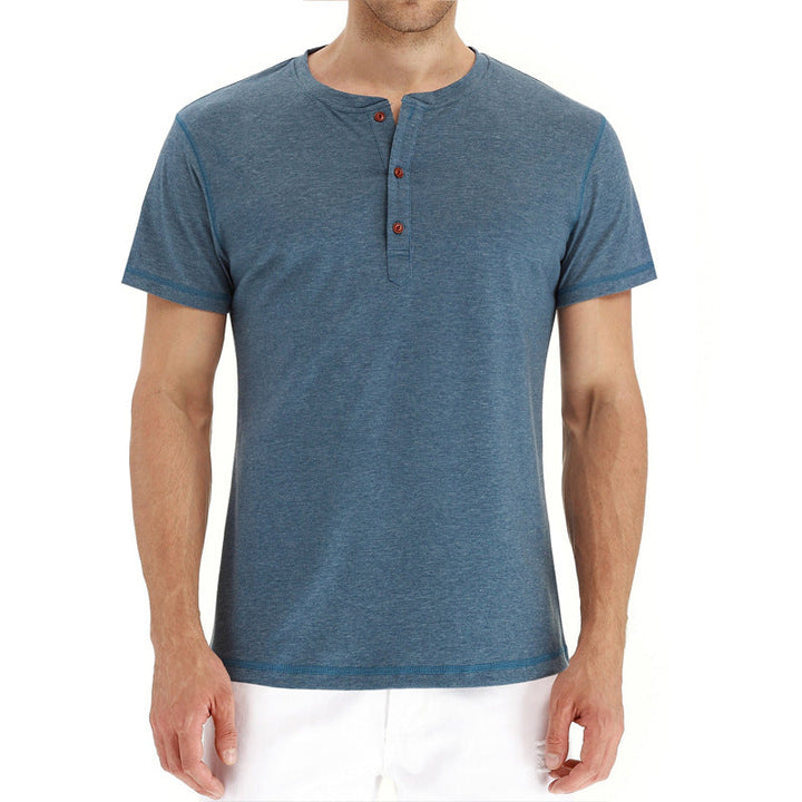 Sommer bomulds herre-T-shirt – Finn