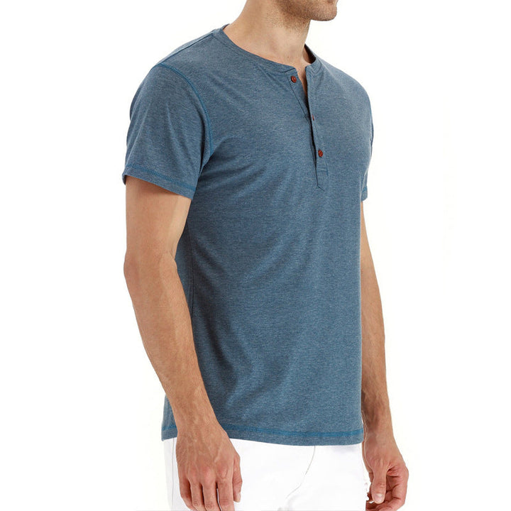 Sommer bomulds herre-T-shirt – Finn