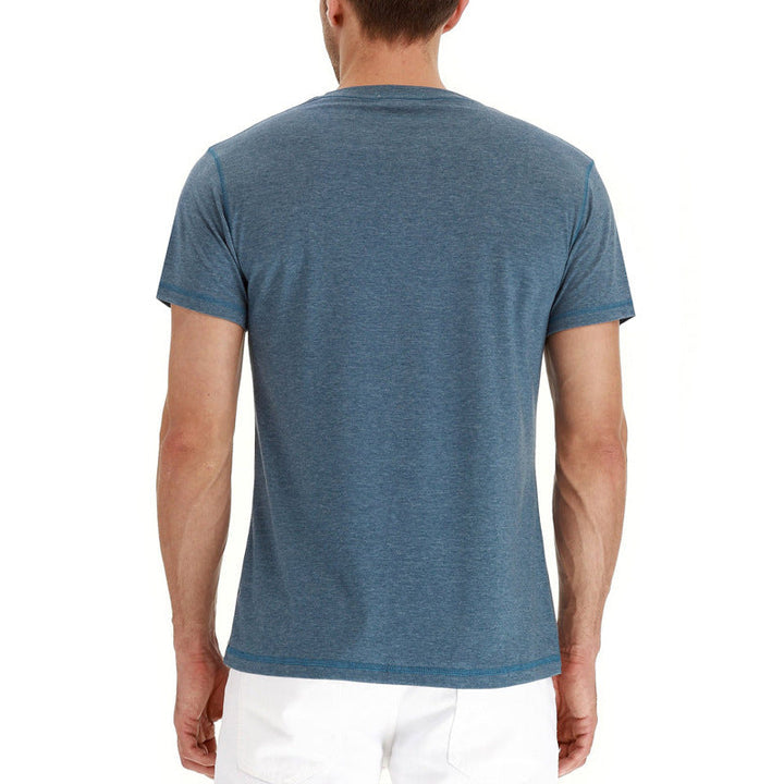 Sommer bomulds herre-T-shirt – Finn