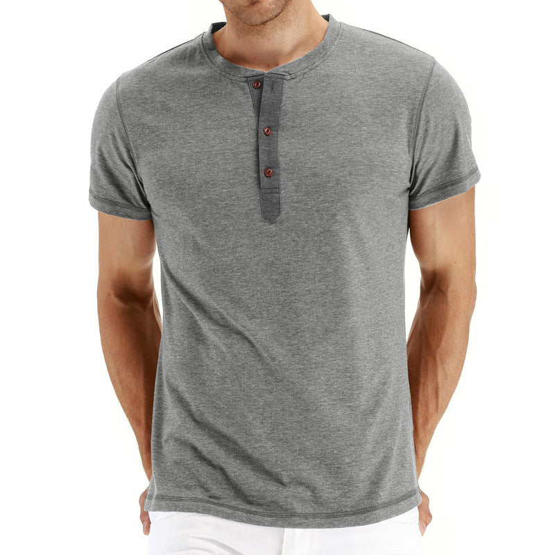 Sommer bomulds herre-T-shirt – Finn