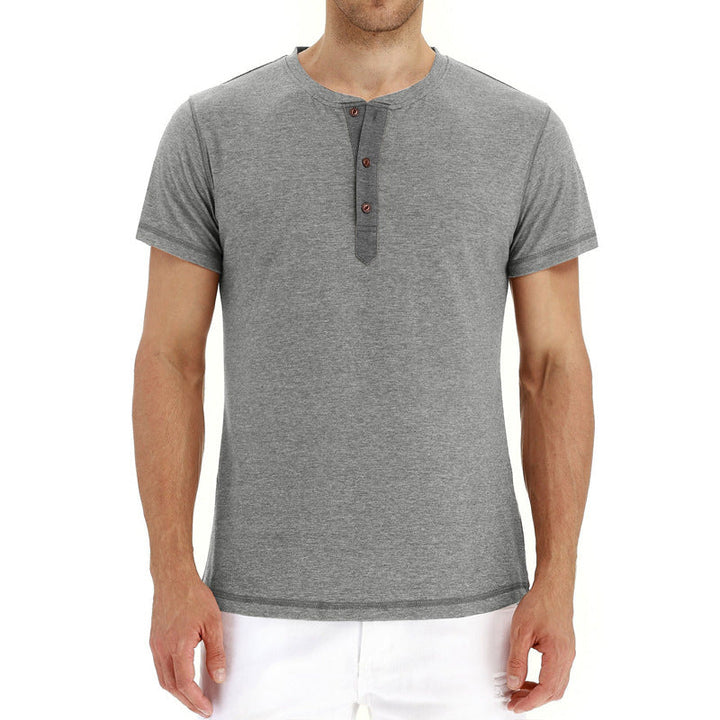 Sommer bomulds herre-T-shirt – Finn