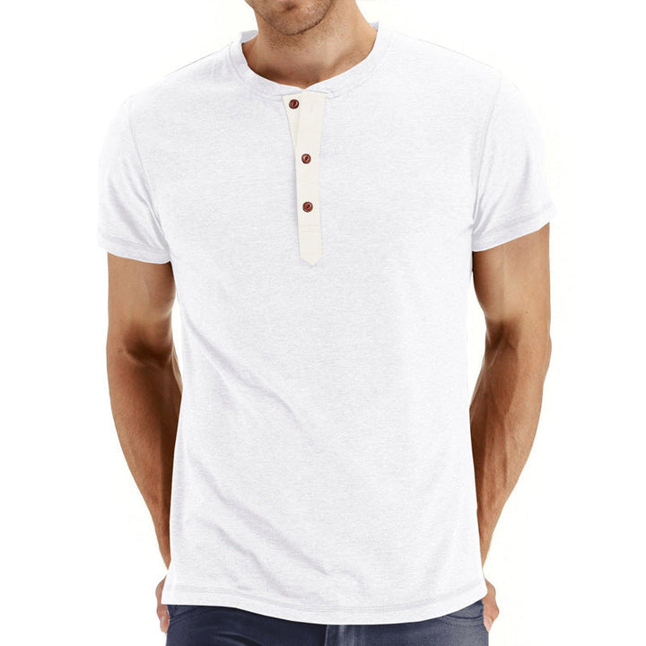 Sommer bomulds herre-T-shirt – Finn
