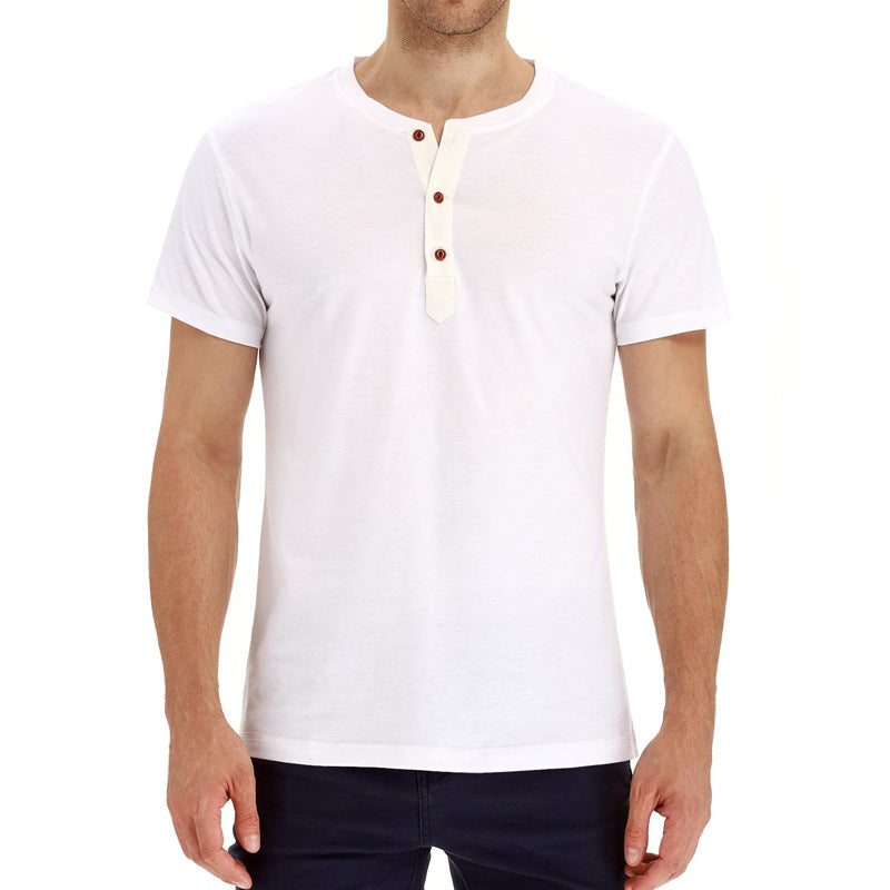 Sommer bomulds herre-T-shirt – Finn