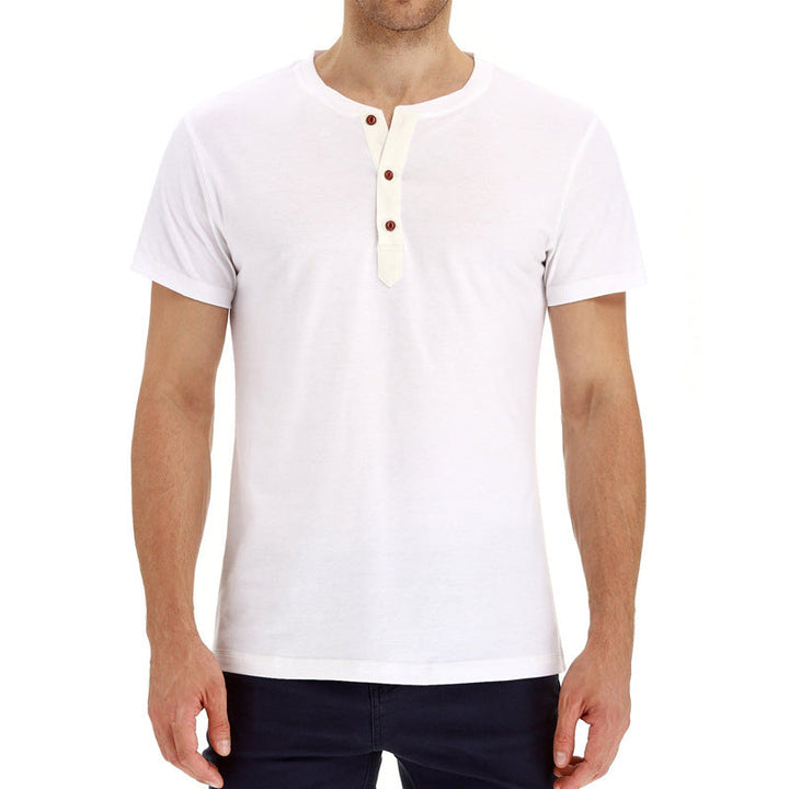 Sommer bomulds herre-T-shirt – Finn