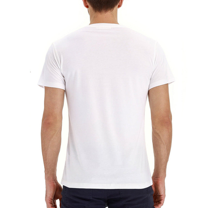 Sommer bomulds herre-T-shirt – Finn