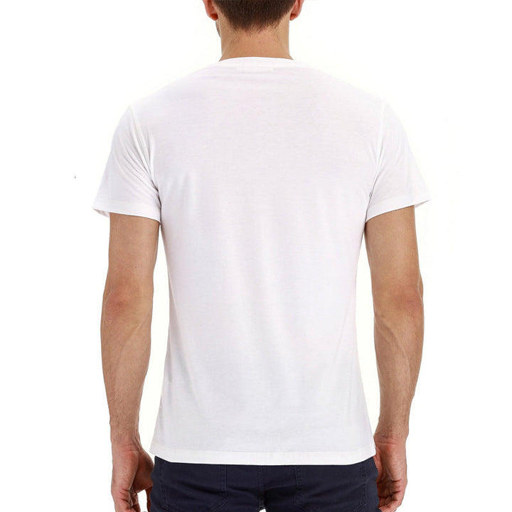 Sommer bomulds herre-T-shirt – Finn
