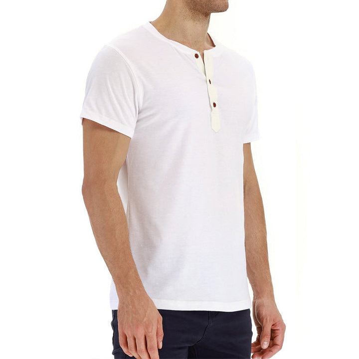 Sommer bomulds herre-T-shirt – Finn