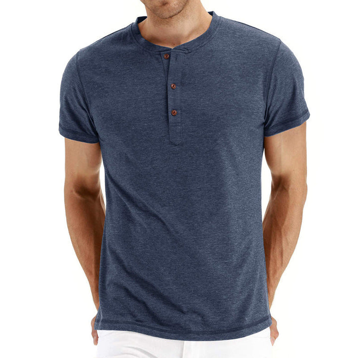 Sommer bomulds herre-T-shirt – Finn