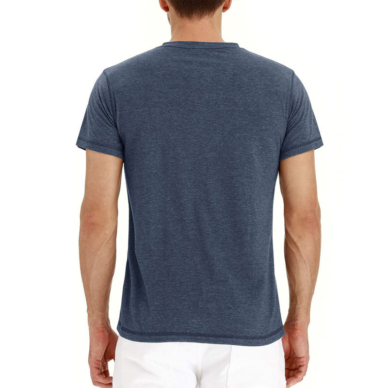Sommer bomulds herre-T-shirt – Finn
