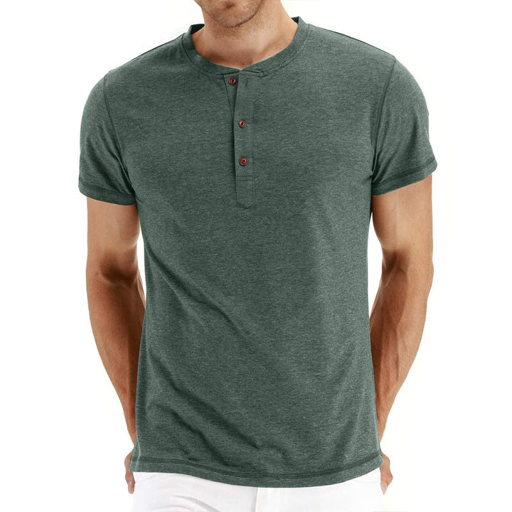 Sommer bomulds herre-T-shirt – Finn