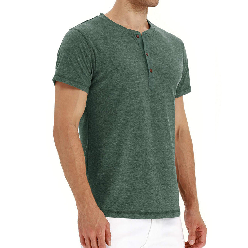 Sommer bomulds herre-T-shirt – Finn