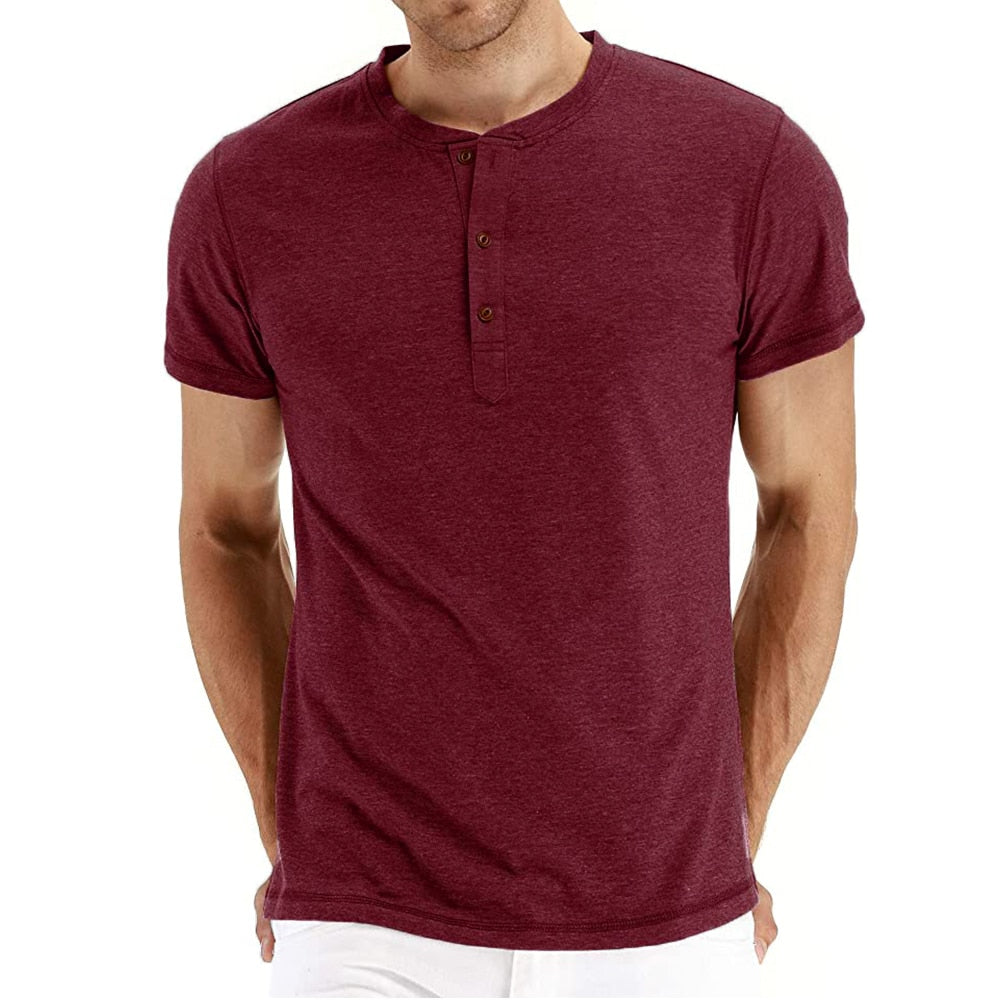 Sommer bomulds herre-T-shirt – Finn